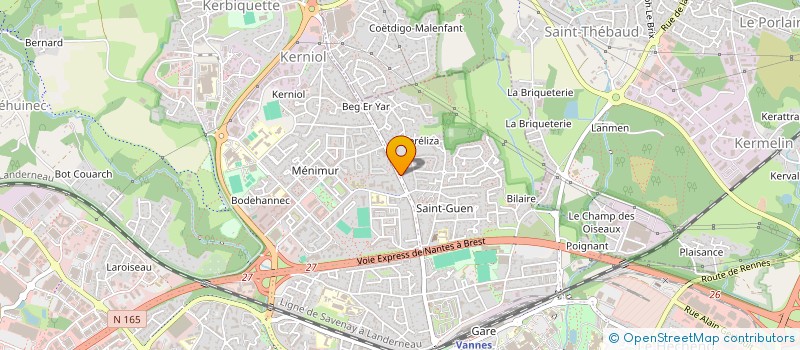 localisation de l'entreprise MONSIEUR MAXIME JAMES à VANNES