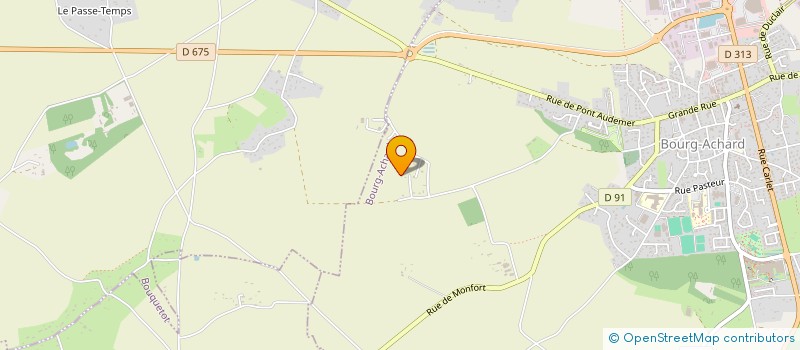 localisation de l'entreprise MONSIEUR MAXIME JARRY  BOURG-ACHARD