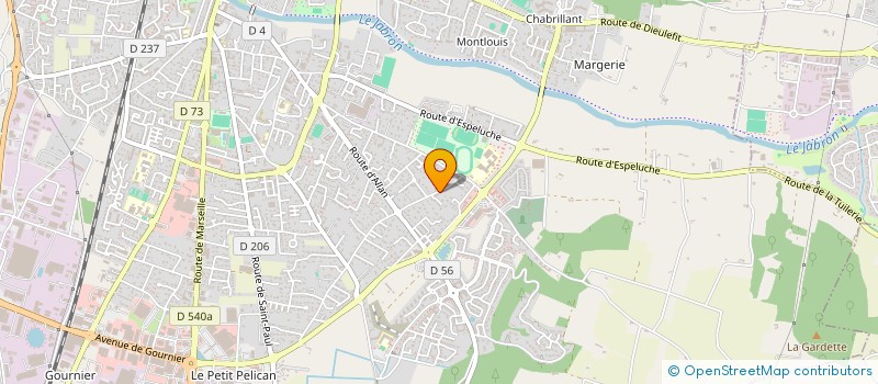 localisation de l'entreprise MONSIEUR MAXIME JAUD  MONTELIMAR