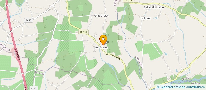 localisation de l'entreprise MONSIEUR MAXIME JEAN  BOISREDON