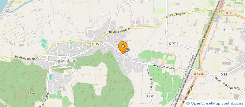 localisation de l'entreprise MONSIEUR MAXIME JEANNETEAU  BARBENTANE