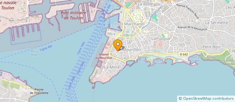 localisation de l'entreprise MONSIEUR MAXIME JEROME  TOULON