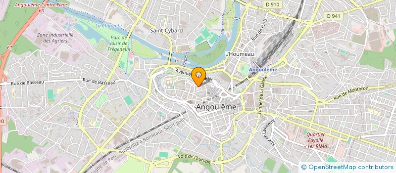 localisation de l'entreprise MONSIEUR MAXIME JEUNE à ANGOULEME