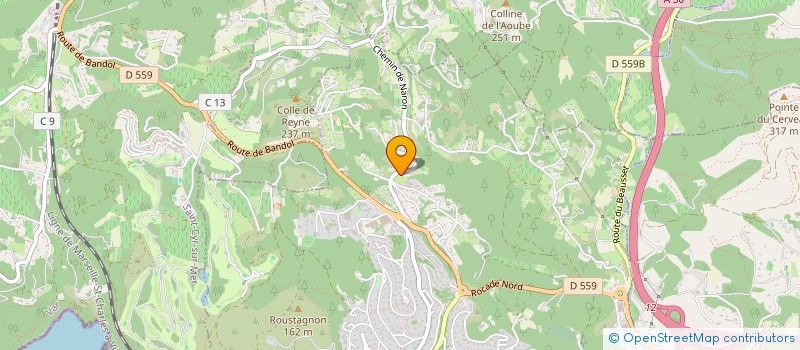 localisation de l'entreprise MONSIEUR MAXIME JOBIN  BANDOL