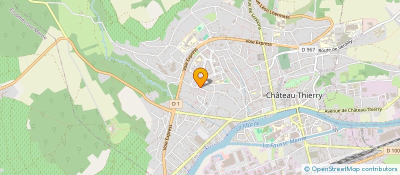 localisation de l'entreprise MONSIEUR MAXIME-JOHN MILLER à CHATEAU-THIERRY