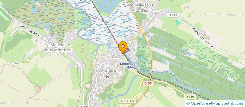 localisation de l'entreprise MONSIEUR MAXIME JOLLANT  MONTREUIL-SUR-MER