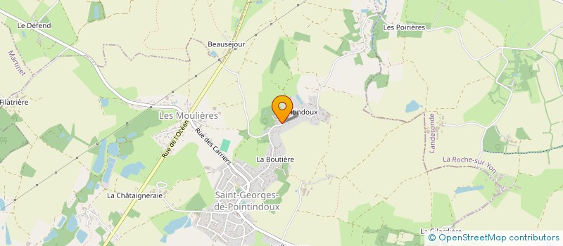 localisation de l'entreprise MONSIEUR MAXIME JOLY  SAINT-GEORGES-DE-POINTINDOUX