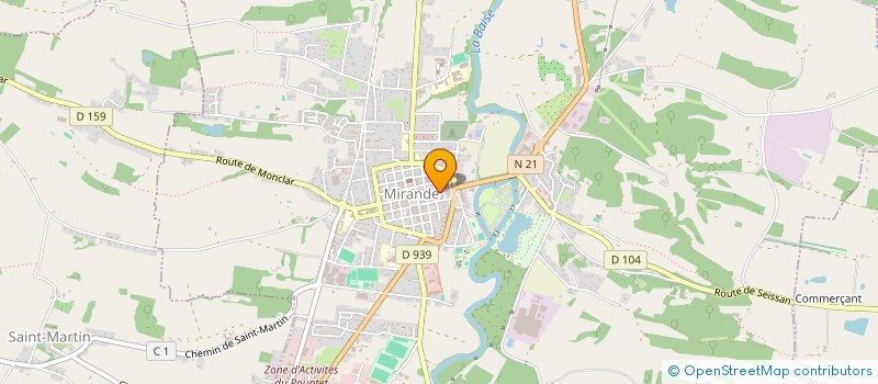 localisation de l'entreprise MONSIEUR MAXIME JOULIE  CELLE-LEVESCAULT