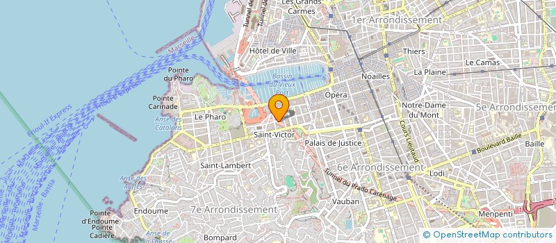 localisation de l'entreprise MONSIEUR MAXIME JOURDAN à MARSEILLE