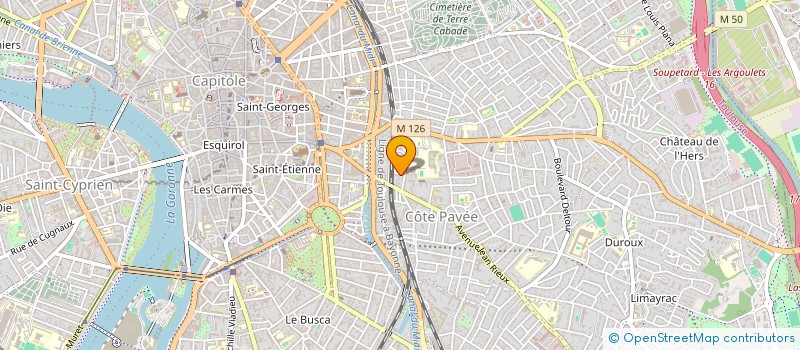 localisation de l'entreprise MONSIEUR MAXIME JULIA  TOULOUSE