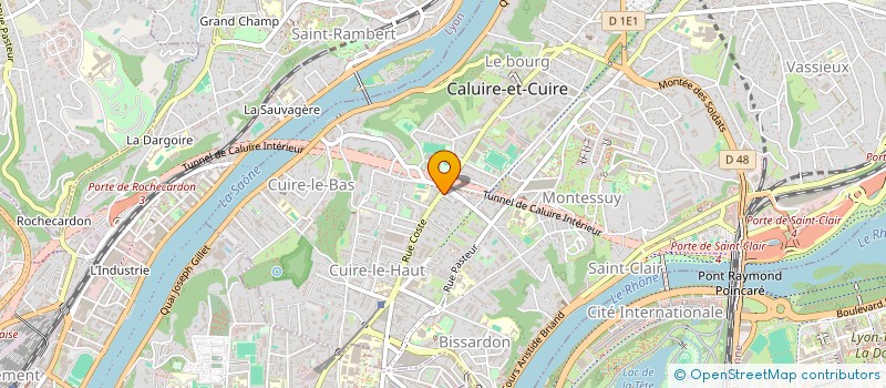 localisation de l'entreprise MONSIEUR MAXIME JULIEN  CALUIRE-ET-CUIRE