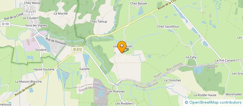 localisation de l'entreprise MONSIEUR MAXIME JULIEN  BORT-L'ETANG