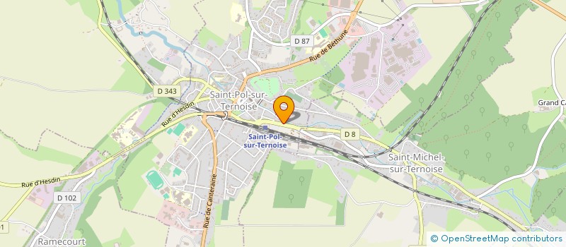 localisation de l'entreprise MONSIEUR MAXIME JULIEN DESMET à SAINT-POL-SUR-TERNOISE