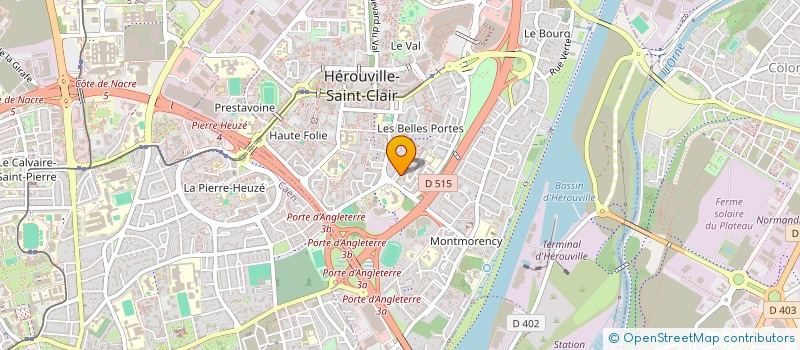 localisation de l'entreprise MONSIEUR MAXIME JULLIEN  HEROUVILLE-SAINT-CLAIR