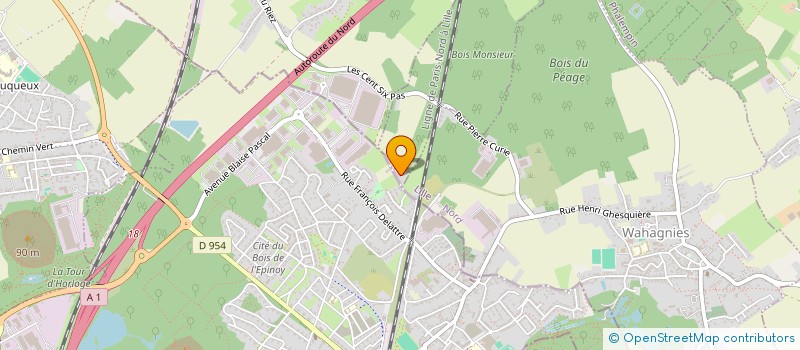 localisation de l'entreprise MONSIEUR MAXIME KACZMAREK  PHALEMPIN