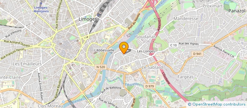 localisation de l'entreprise MONSIEUR MAXIME KASBAR à LIMOGES
