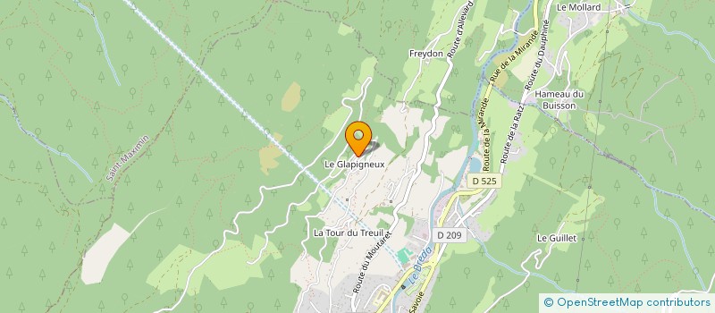 localisation de l'entreprise MONSIEUR MAXIME KATGELY à ALLEVARD