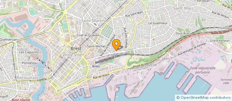 localisation de l'entreprise MONSIEUR MAXIME KERBRAT à BREST