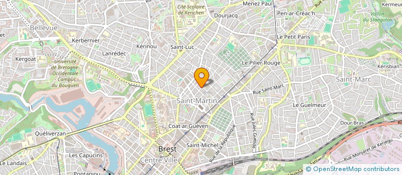 localisation de l'entreprise MONSIEUR MAXIME KERBRAT à BREST