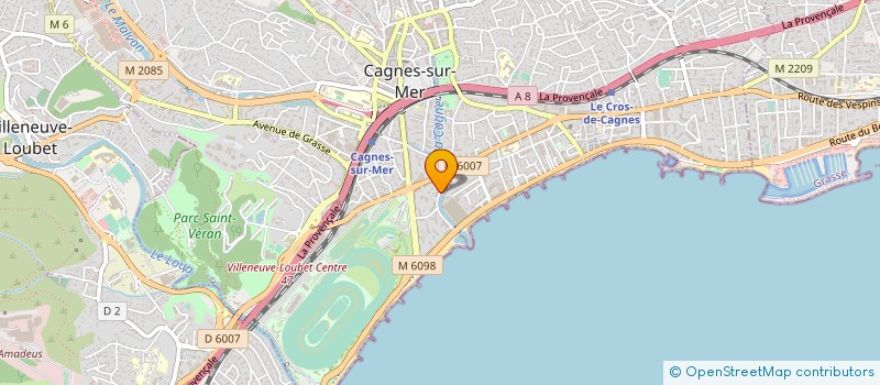 localisation de l'entreprise MONSIEUR MAXIME KERGUENNE à CAGNES-SUR-MER