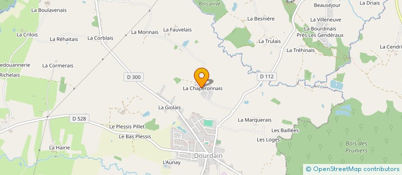 localisation de l'entreprise MONSIEUR MAXIME KERNEIS  DOURDAIN