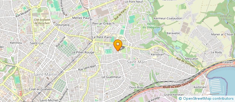 localisation de l'entreprise MONSIEUR MAXIME KERYER à BREST