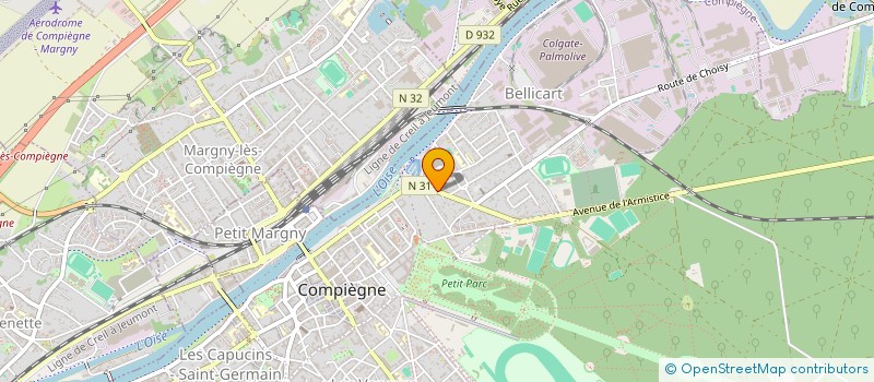 localisation de l'entreprise MONSIEUR MAXIME KETS  COMPIEGNE