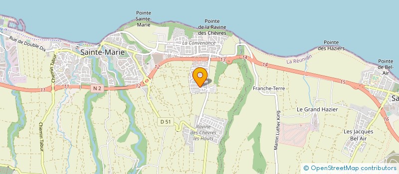 localisation de l'entreprise MONSIEUR MAXIME KICHENIN MOUTALOU à SAINTE-MARIE