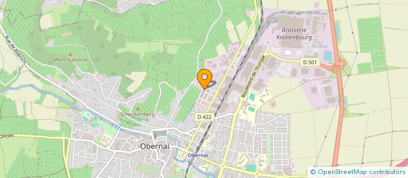 localisation de l'entreprise MONSIEUR MAXIME KIEFFER-SCHUTZ  OBERNAI