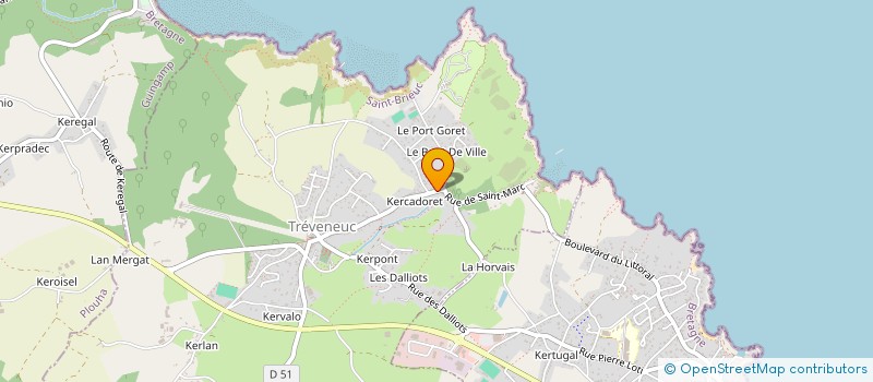 localisation de l'entreprise MONSIEUR MAXIME KING  TREVENEUC