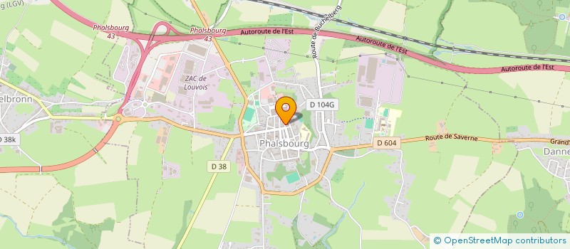 localisation de l'entreprise MONSIEUR MAXIME KLEIN  PHALSBOURG