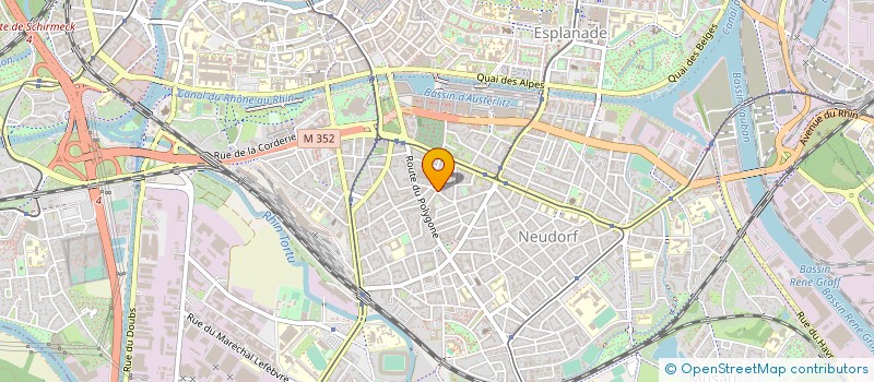 localisation de l'entreprise MONSIEUR MAXIME KLING à STRASBOURG