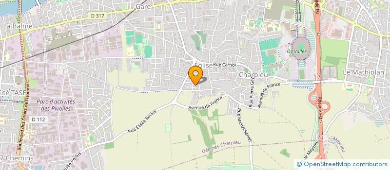 localisation de l'entreprise MONSIEUR MAXIME KLINGELSCHMITT  DECINES-CHARPIEU