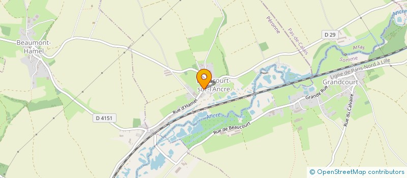 localisation de l'entreprise MONSIEUR MAXIME KOCIK  BEAUCOURT-SUR-L'ANCRE