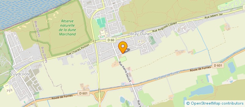 localisation de l'entreprise MONSIEUR MAXIME KOLARIC  BRAY-DUNES