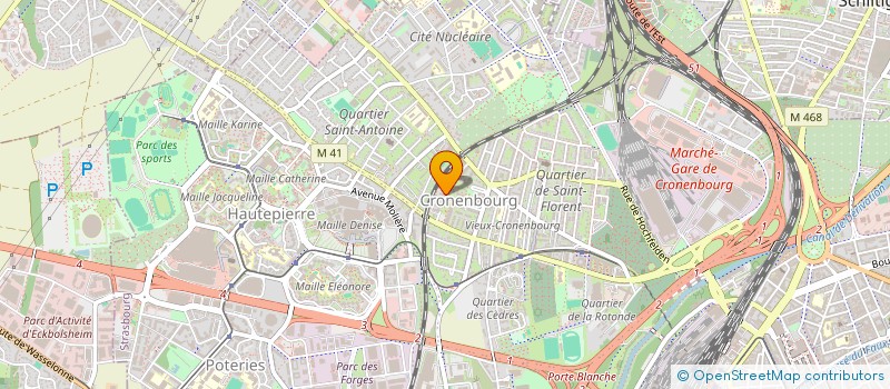 localisation de l'entreprise MONSIEUR MAXIME KOLLER  STRASBOURG