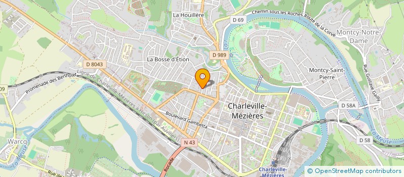 localisation de l'entreprise MONSIEUR MAXIME KONIECZNY à CHARLEVILLE-MEZIERES