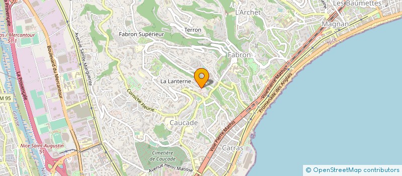 localisation de l'entreprise MONSIEUR MAXIME KOZLITINE à NICE
