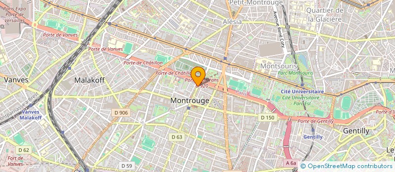 localisation de l'entreprise MONSIEUR MAXIME KRAKUS  MONTROUGE