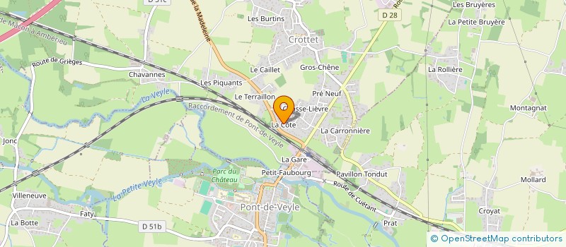 localisation de l'entreprise MONSIEUR MAXIME KUHNEL à CROTTET