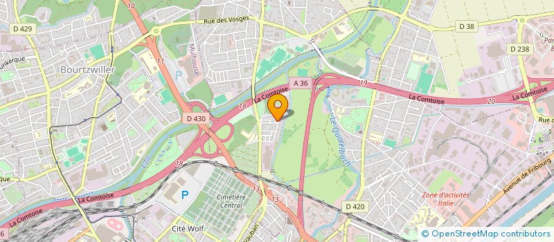 localisation de l'entreprise MONSIEUR MAXIME KURKOWSKI  ILLZACH