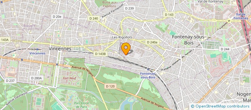 localisation de l'entreprise MONSIEUR MAXIME L'HONOREY à FONTENAY-SOUS-BOIS