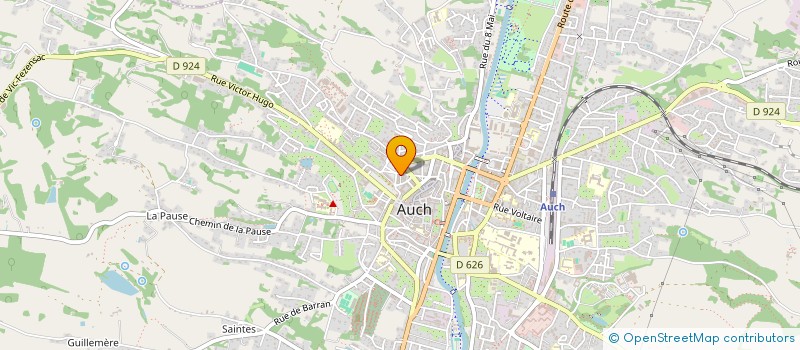 localisation de l'entreprise MONSIEUR MAXIME LABACHE à AUCH