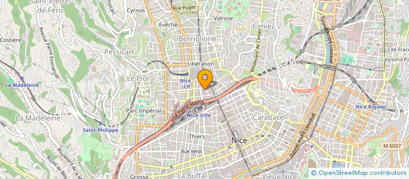 localisation de l'entreprise MONSIEUR MAXIME LABATE à NICE