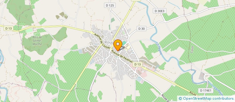 localisation de l'entreprise MONSIEUR MAXIME LABATI à ROUJAN