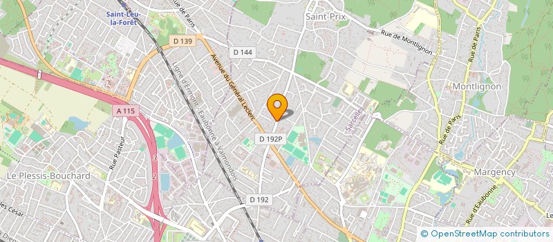 localisation de l'entreprise MONSIEUR MAXIME LACAGNE  SAINT-PRIX