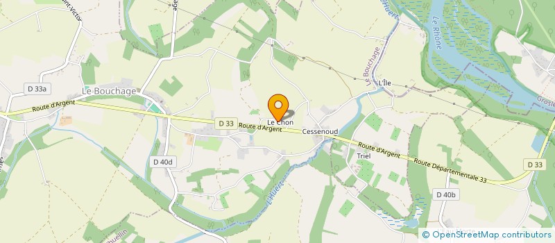 localisation de l'entreprise MONSIEUR MAXIME LACOMBE  LE BOUCHAGE