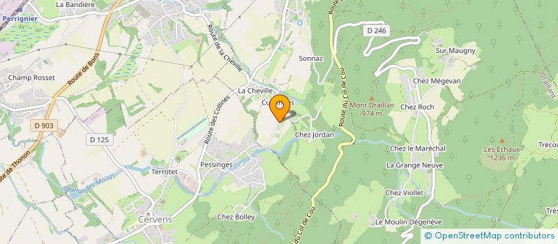 localisation de l'entreprise MONSIEUR MAXIME LACROIX  DRAILLANT