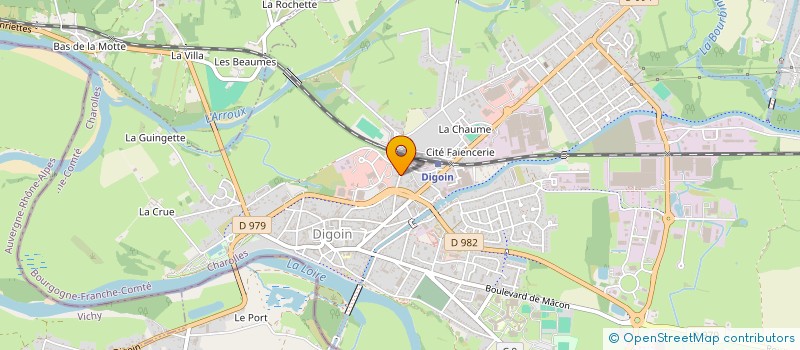 localisation de l'entreprise MONSIEUR MAXIME LAFAY  DIGOIN