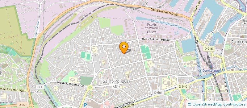 localisation de l'entreprise MONSIEUR MAXIME LAFORCE à DUNKERQUE